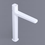 Смеситель WasserKRAFT Saale 9503H для умывальника, однозахватный, белый Soft-touch