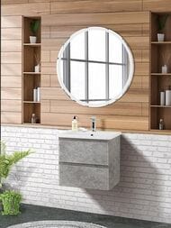 Тумба под раковину BelBagno ALBANO (470x444x500) Cemento Verona Grigio ALBANO-CER-500-2C-SO-CVG