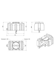 ��� ��� ���� Polimer Group R (480x410x855) 100�, ������, � ������ � ���������� DR100S112