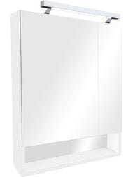 Шкаф зеркальный Roca Gap (700х850х129) со светильником, белый ZRU9302749