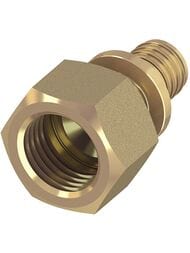 Соединитель TECEflex прямое 16х1/2''В, латунь,  765002 — миниатюра 1