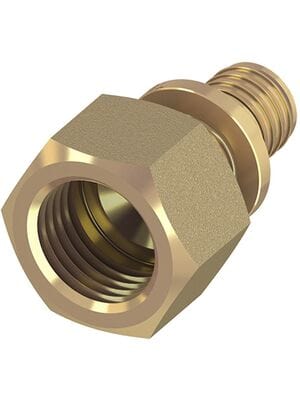 Соединитель TECEflex прямое 16х1/2''В, латунь,  765002