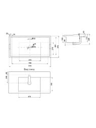 �������� ��������� MELANA MLN-F90 910�470�210��, �������, ���. ��� ���������, ����: �����
