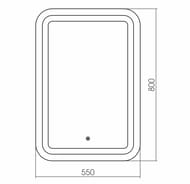 ������� Silver Mirrors ������-6 (550�800) LED-���������, ������, ���, �������� ��-00001219