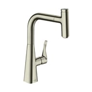 Смеситель Hansgrohe Metris Select M71 для кухни 240мм с вытяжным изливом 73802800