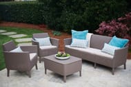 �������� ������ KETER SALEMO 3 SEATER SET (193x67�76), �����+2 ������+����, �������� - �����