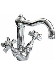 Смеситель Nicolazzi Dames Anglaises для раковины двухзахватный, поворотный излив, хром 1432CR18
