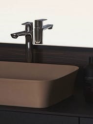 Умывальник IPALYSS Ideal Standard (650х400х145) накладной, с переливом, цвет kashmir E1887V4 — изображение 2