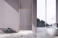 Душевая дверь Vincea Slim-N 1100х2000 стекло прозрачное/брашированное золото VDS-4SN110CLG — миниатюра 2