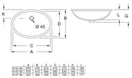 �������� ���������� Villeroy & Boch EVANA 6147 00 01 (510�340) �����
