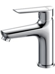 Смеситель для раковины ESKO Lagos LG26 однозахватный, на 1 отверстие, фиксированный излив, хром