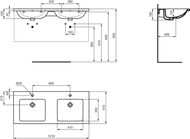 ���������� ��������� Ideal Standard i life B 1200�510�135 2 ����, ���. ��� ��������, ������� T460201