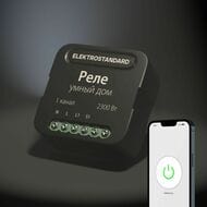 Умное одноканальное реле Elektrostandard a059324, черный