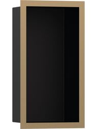 Шкаф-ниша Hansgrohe XtraStoris Individual 56095140 300х150х100 рама шлиф.бронза/короб матовый черный