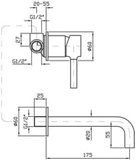 ��������� ��� �������� Zucchetti Pan ZP6030.N6 ������������, ������� �����, ������ soft touch