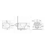 ������ KERAMA MARAZZI BUONGIORNO PRO ���������, 360�550�330, ����� ��������� BG.Pro.wc.02