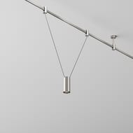 Трековый подвесной светильник Maytoni Focus LED (Фокус ЛЭД) TR157-1-12W4K-PT Flarity 4000K 12Вт 36°, IP20, платина