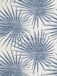 Обои виниловые на флизелине Thibaut Tropics (0,69х8,22) синие T10144 (рулон)