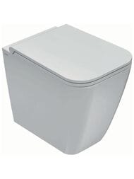 Унитаз приставной Globo Stone (520х360х430) со скрытым креплением, белый ST004BI