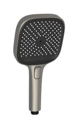 Лейка для душа SANCOS Nok Square SC6002GG 3 режима, вороненая сталь/черный матовый