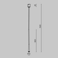 �������� ���������� Maytoni Waist (�����) TR168-1-7W3K-M-BS Elasity 3000� 7�� 38�, IP20, ������