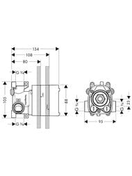 ������� ����� Axor ShowerSolutions 10754180 ��� ����������