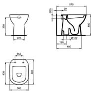 ������ ���������� Ideal Standard i life A 360�485�400 ����, ����� T467201