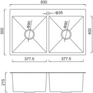 ����� ��� ����� GAPPO � ���������� 830�500�215 �����, GS8350