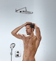 Смеситель Hansgrohe Ecostat Е 15708 для ванны/душа, термостатический, скрытый монтаж, хром