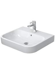 Умывальник Duravit Happy D.2 600х505х170 шлиф.,1 отверстие под смеситель, перелив 2318600027