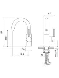 ��������� ��� �������� Aquatek ������ AQ1307BGM �������������, ���. 132��, �/���. ����., ����� ����