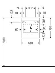 Зеркало-шкаф Duravit Light and mirror 610х760х148 свет сверху и снизу, петли слева LM7840L00000 — изображение 5
