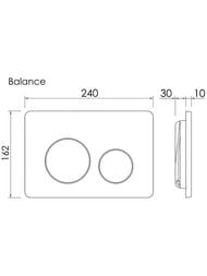 ������� ����� Ceramicanova Balance CN12-001BG ��� �����������, ������� Circle, ������������� ������