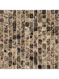 Мозаика мраморная Wild Stone Dark Emperador Polished 20х20 (305х305х4) коричневая, JMST023 (шт.) — миниатюра 1