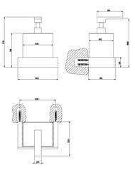 ������� ��� ������� ���� Gessi Rettangolo 20814.707 ���������, ������ �����������/����