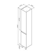 ����� AM.PM X-Joy (300�1900�320) ���������, 2 �����, ������, ����� ������ M85ACSR0306WG