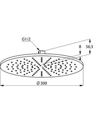 ������� ��� KLUDI A-QA DN15 ������� 300��, ������, �������, ����� 6433091-00