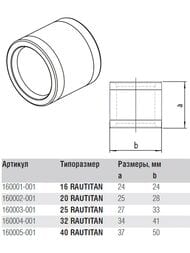 Гильза надвижная REHAU RAUTITAN PX, 20мм, пластик,  11600021001 — миниатюра 6