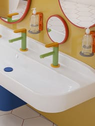 Держатель дозатора для жидкого мыла Vitra Sento Kids настенный, оранжевый A4491567