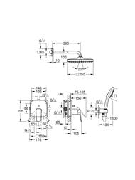 ������� ������� Grohe Cubeo ��� ����, ��� ����. �����, ������� � ������ ���, ����: ���� 1053360000