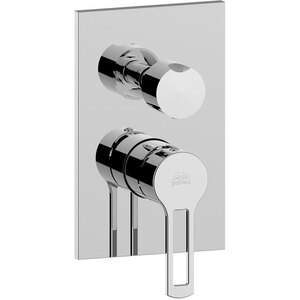 Смеситель для душа Paffoni Ringo RIN018CR/M однозахватный, 2 вых., встраиваемый, с вн.частью, хром