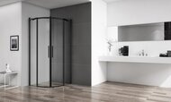 ������� ������ BelBagno Acqua (885-900x885-900x1950) R-2-90-C-NERO ��������, ������ �����/����