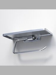 Держатель туалетной бумаги WasserKRAFT с полочкой для телефона K-1325 хром