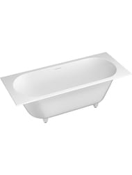 Ванна встраиваемая Salini Ornella Axis Kit 180 103521M 1800х800х600 S-Stone, белый матовый