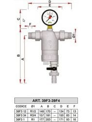������ FAR 3/4"�, 100���, ��� ��������, � ������. ��������, Max: 95 �C, 25���, FA 39F3 34100