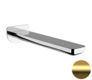Излив настенный Remer Infinity 91ILBG, 230 мм, золото брашированное — миниатюра 1