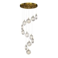 Подвесной светильник Maytoni Frozen (Фрозен) MOD254PL-12BS, 5Вт, IP20, G4, латунь