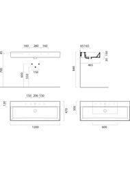 �������� ���������/��������� GSI KUBE X (1200x470�160) ��� ���. ��� ���������, ����� ������ 9424011