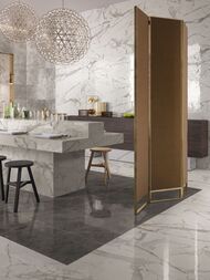 Керамогранитная плитка ITALON Charme Evo Statuario (300х600) патинированная, 610015000235 (кв.м.)