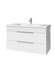 Тумба под раковину Caprigo MONBAR 100 (976х446х550) подвесной, 2 ящика, цвет Бланж 36314-SF027